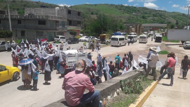 Protestas por falta de fertilizantes en Guerrero.