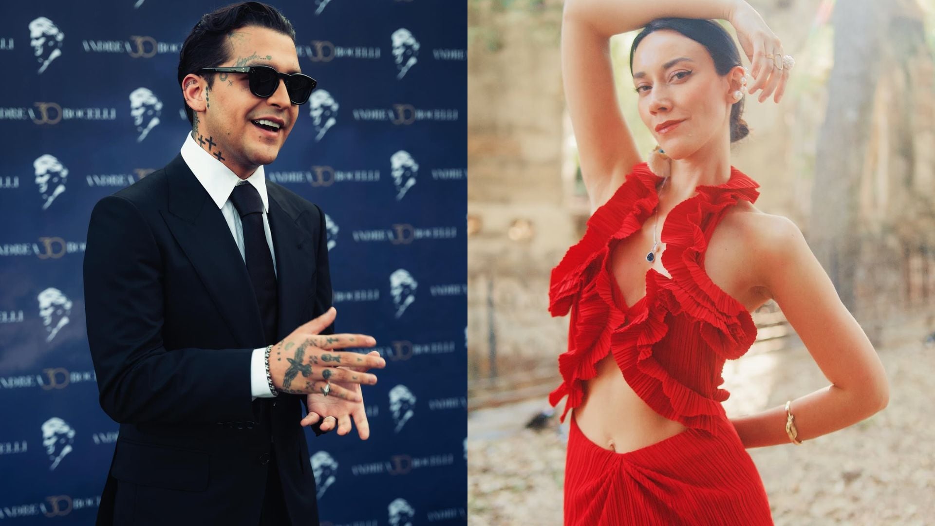 Christian Nodal y Esmeralda Camacho