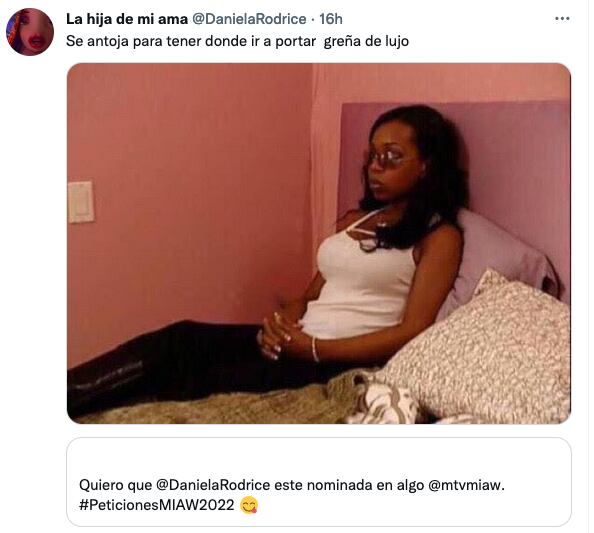 Daniela Rodrice en los MTV Miaw Awards