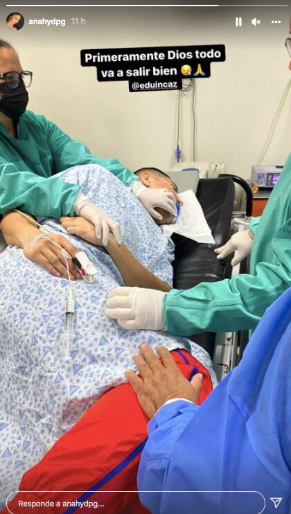 Eduin Caz es hospitalizado de emergencia