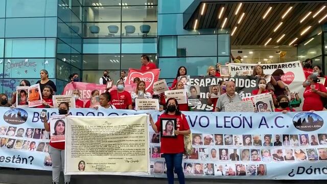 Protesta Día de las Madres en Nuevo León