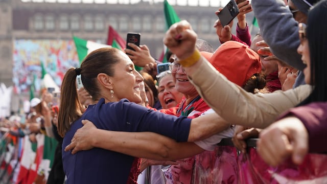 Claudia Sheinbaum agradece apoyo por 7 años del renacimiento de México