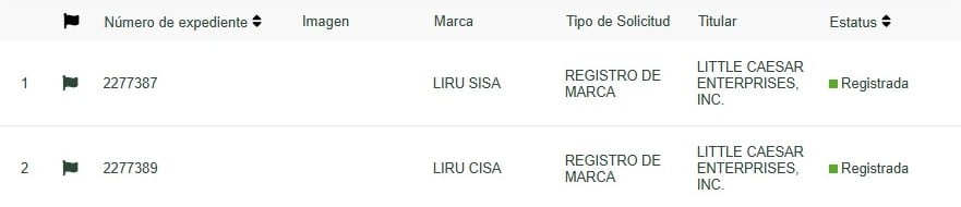 “Liru Sisa” ya es marca registrada de Little Caesars en México