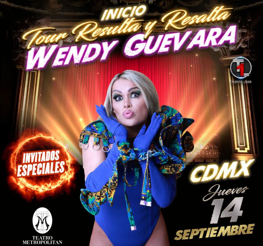 Wendy Guevara en el Teatro Metropólitan de la CDMX