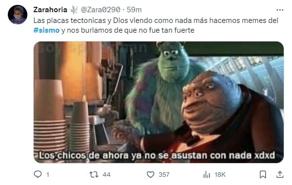 Memes por el sismo de hoy 7 de diciembre
