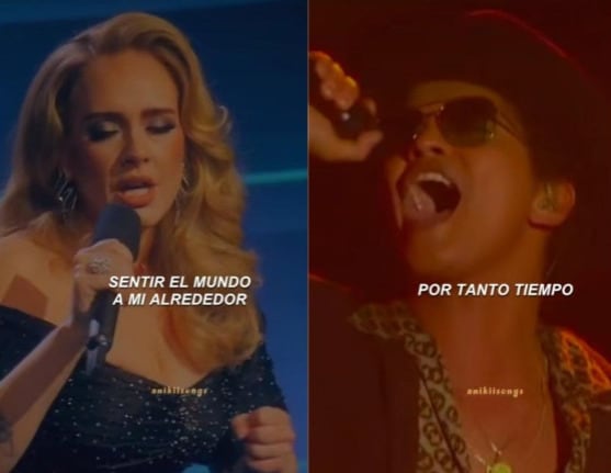 Adele y Bruno Mars: Fans odian remix que se hizo popular en TikTok