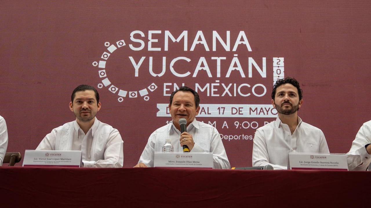 Joaquín Díaz Mena presenta Semana Yucatán en México 2026 en CDMX