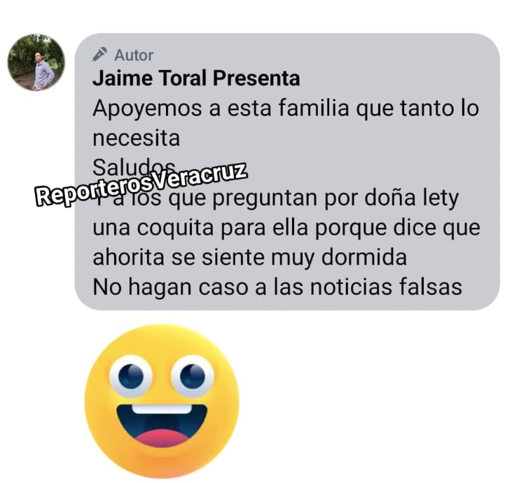 Doña Lety no murió