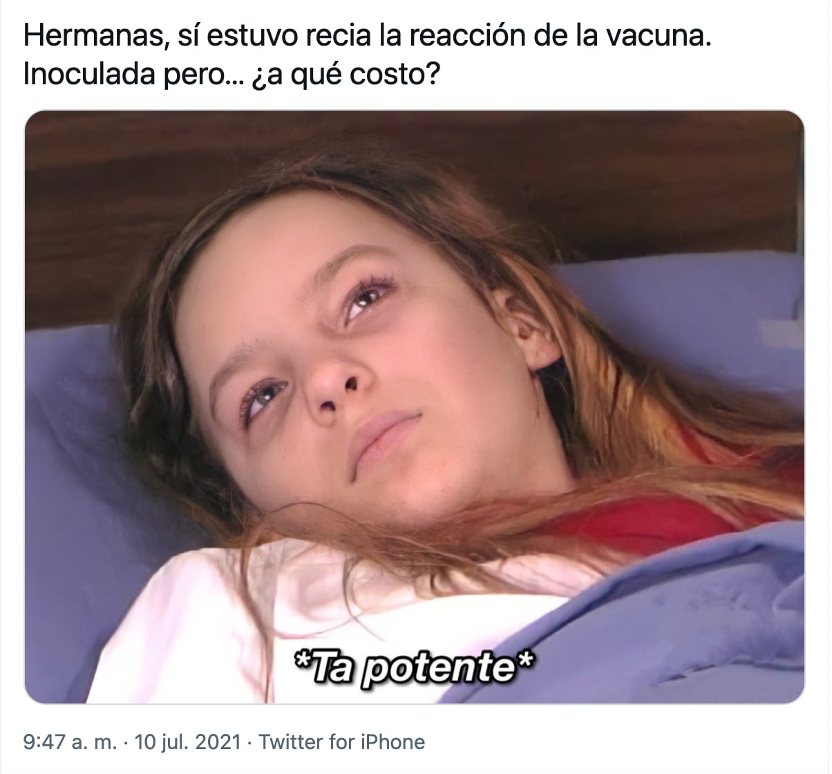 Meme vacunación 30 a 39 años