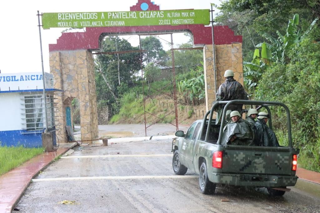 Se mantienen operativos en cabecera municipal de Pantelhó