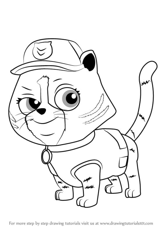 Dibujos de los Dibujos Gatitos Desastrosos de Paw Patrol
