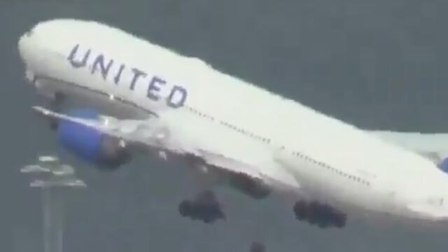 Un avión Boeing 777 de United Airlines perdió una llanta durante su despegue en San Francisco