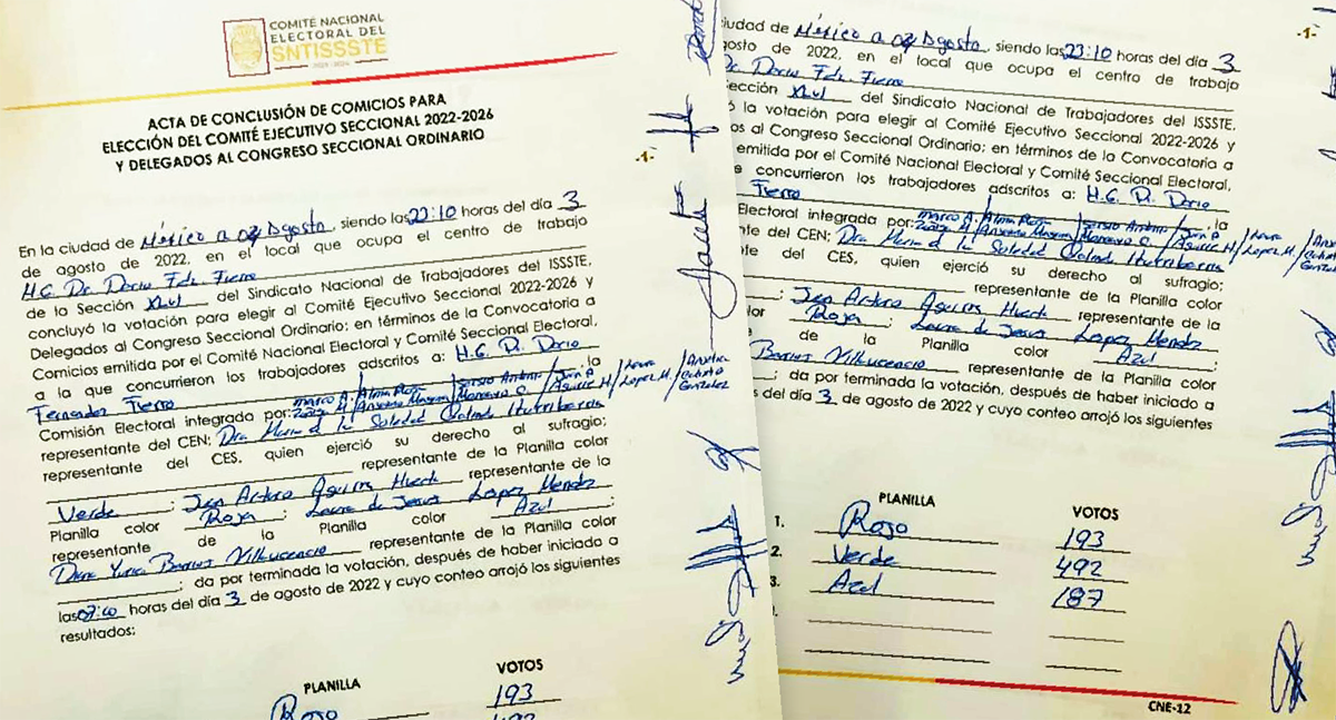 Comité Nacional Electoral SNTISSSTE