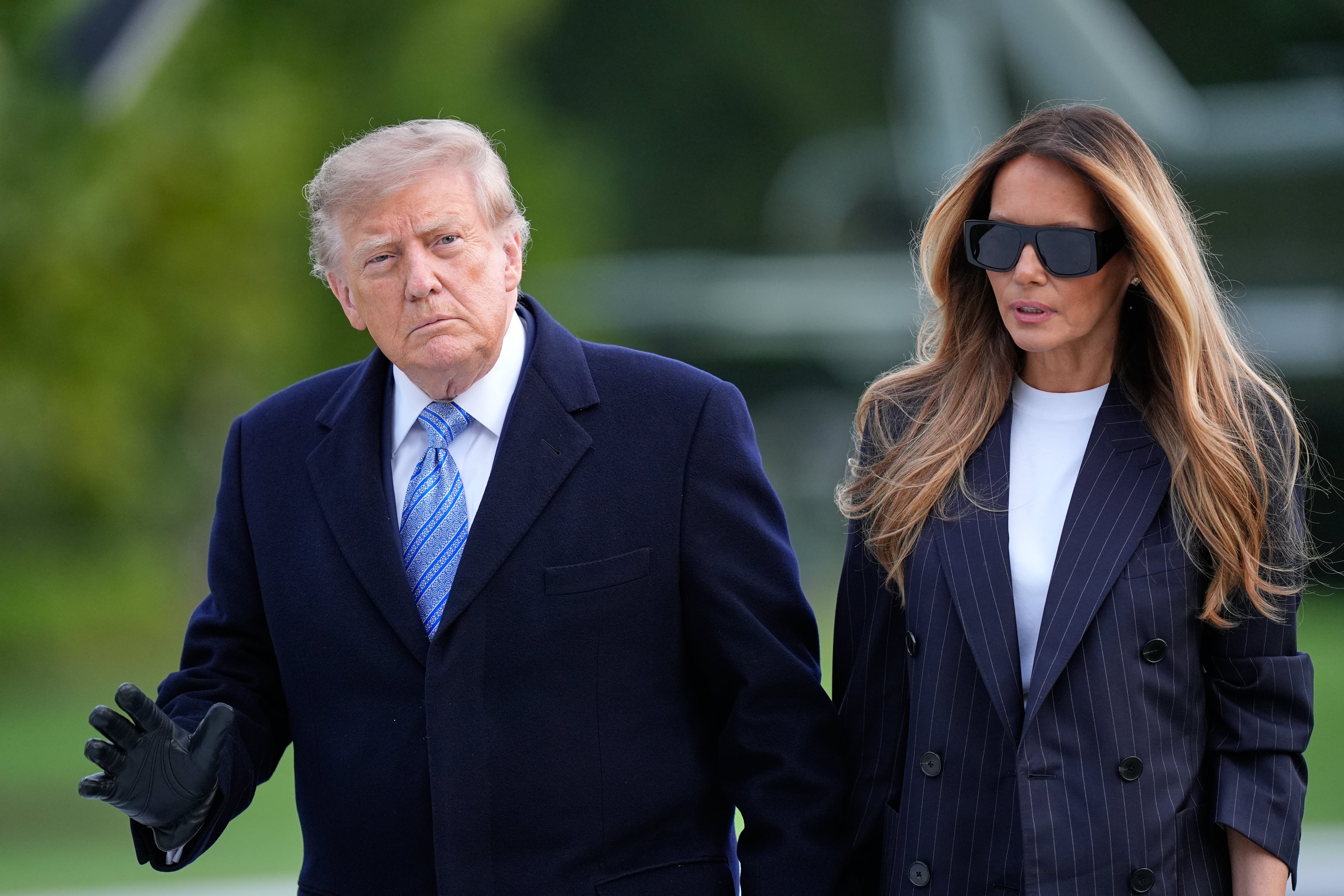 Donald Trump recibió a Xi Jinping en la base aérea Andrews
