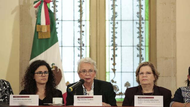 Gobierno Federal presenta avances contra la violencia de género.