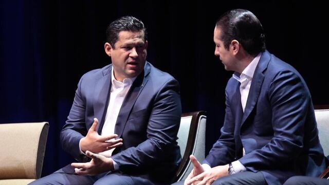 Los gobernadores de Guanajuato, Diego Sinhue Rodríguez Vallejo y de Querétaro, Francisco Domínguez Servién, participaron en el Foro Forbes Industrial Summit 2019.