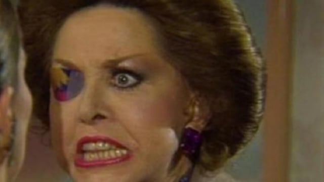 María Rubio hizo todo tipo de personajes, pero que nunca alcanzaron la dimensión de Catalina Creel, el personaje emblemático, que se hizo famoso por su ojo parchado y sus miserias.