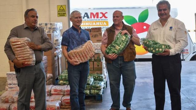 Donación al Banco de Alimentos Cáritas Chihuahua