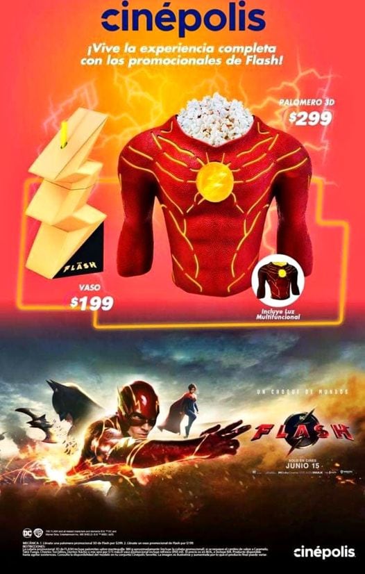 Coleccionables de The Flash en Cinépolis