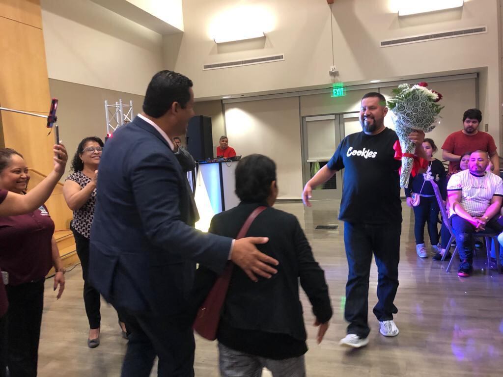 Durante los reencuentros de migrantes con sus familias se vivieron emotivos momentos.