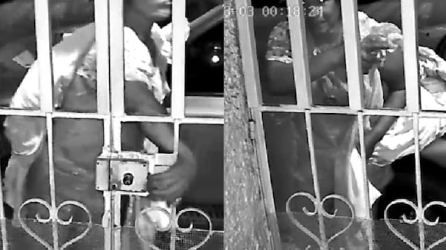 Fantasma espanta a mujer que trata de meterse a una casa