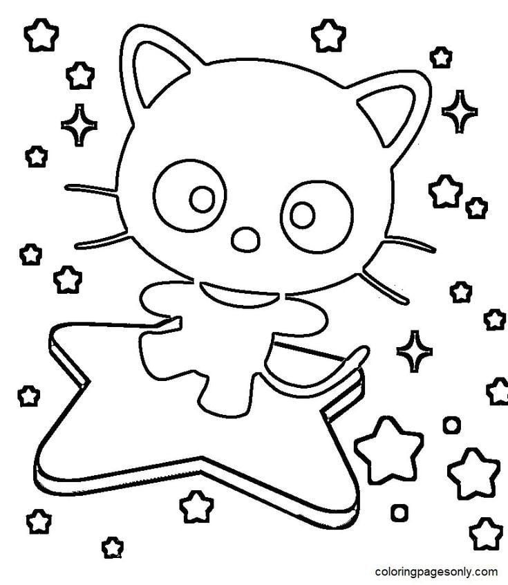 Dibujo cumpleaños de Chococat