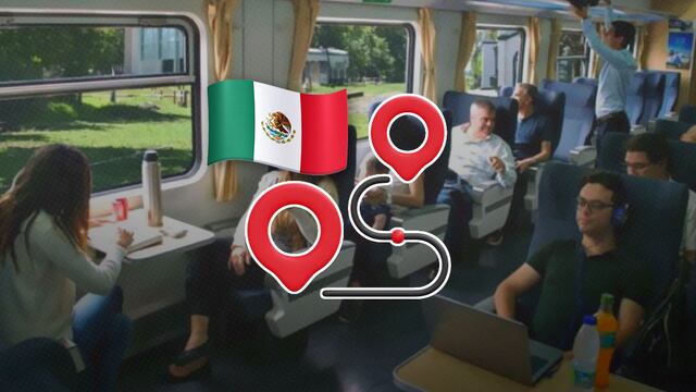 Rutas del tren de pasajeros en México