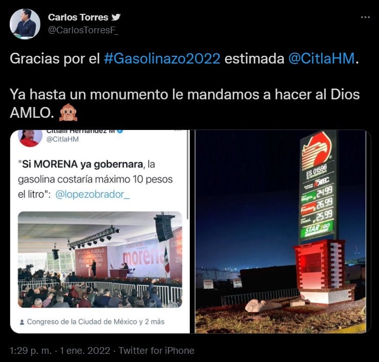 Meme gasolinazo