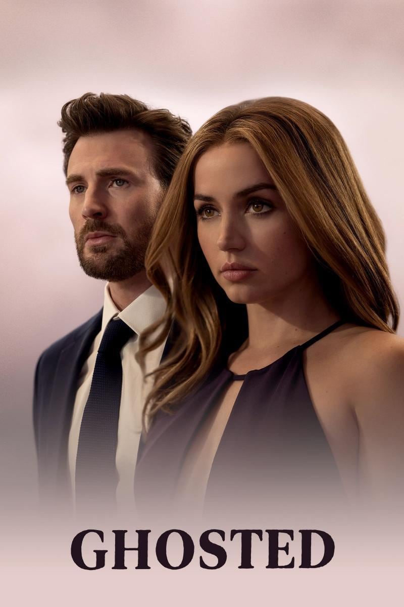 Promocional de  la película Ghosted con Chris Evans y Ana de Armas
