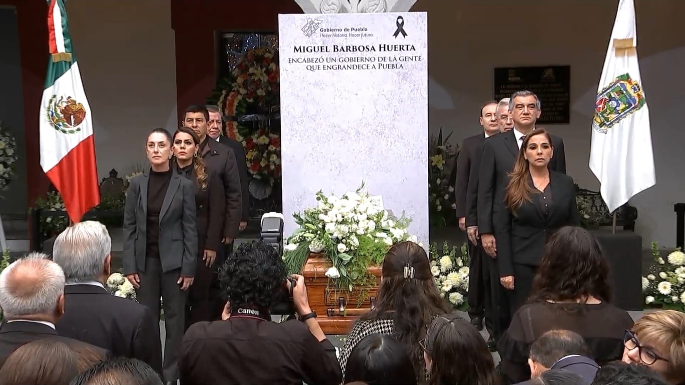 Gobernadores en homenaje a Miguel Barbosa