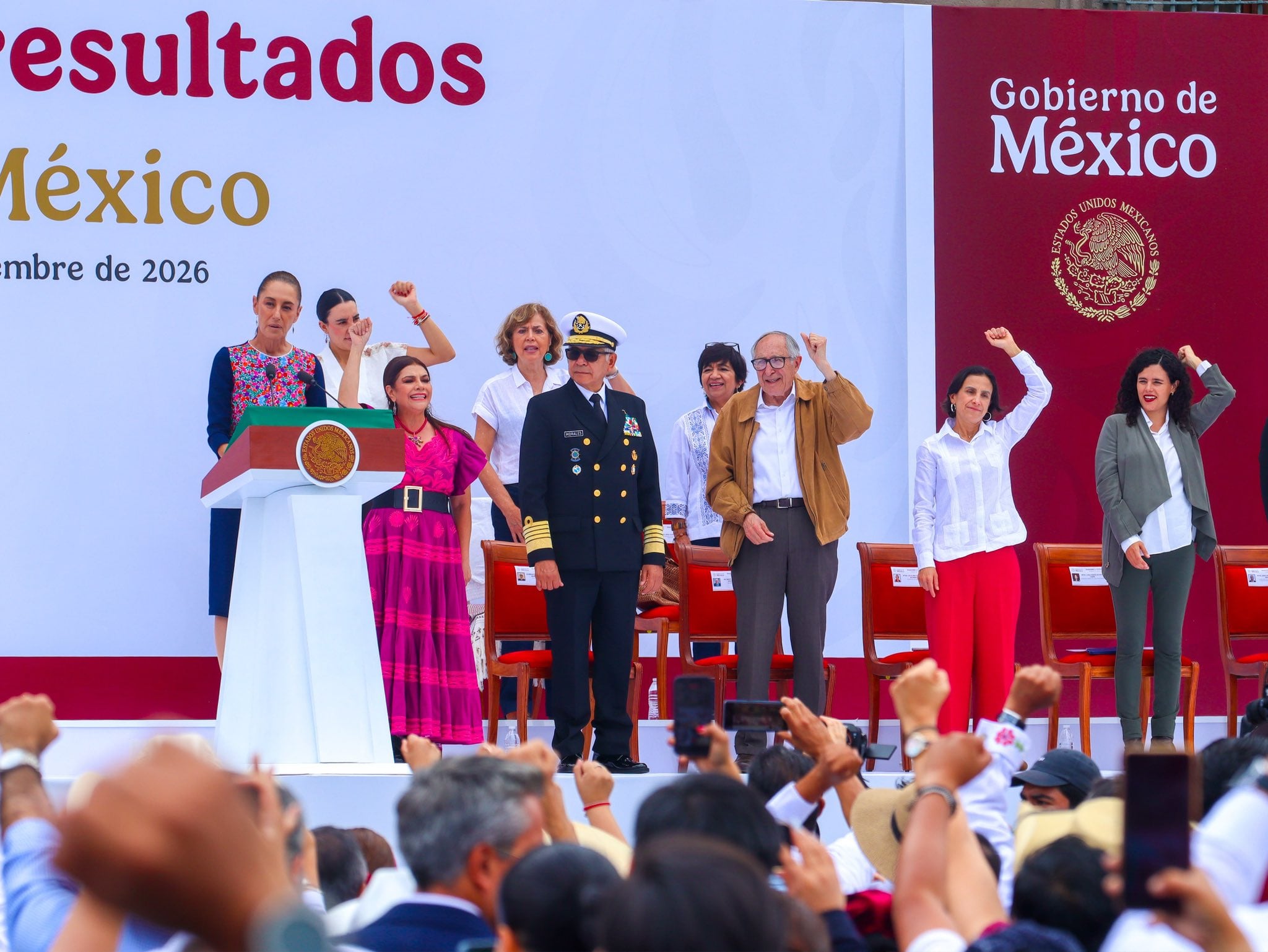 Claudia Sheinbaum cierra su gira por el Segundo Informe de Gobierno.