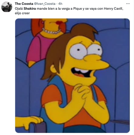 Memes Shakira y Henry Cavill