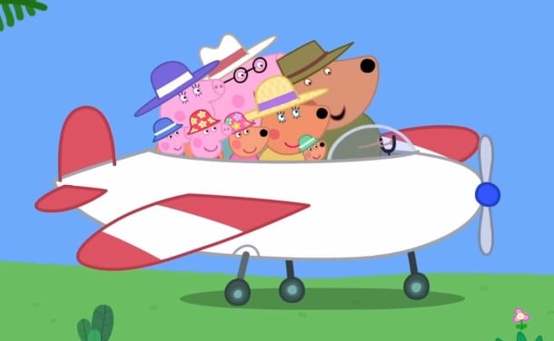 Peppa Pig de visita en Australia