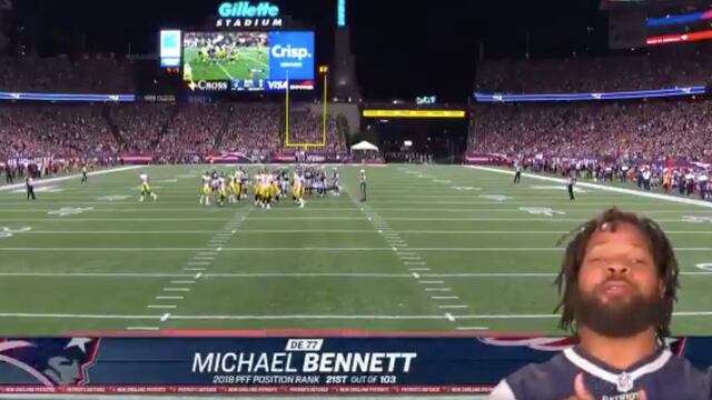 Michael Bennett se creyó Black Panther por unos momentos