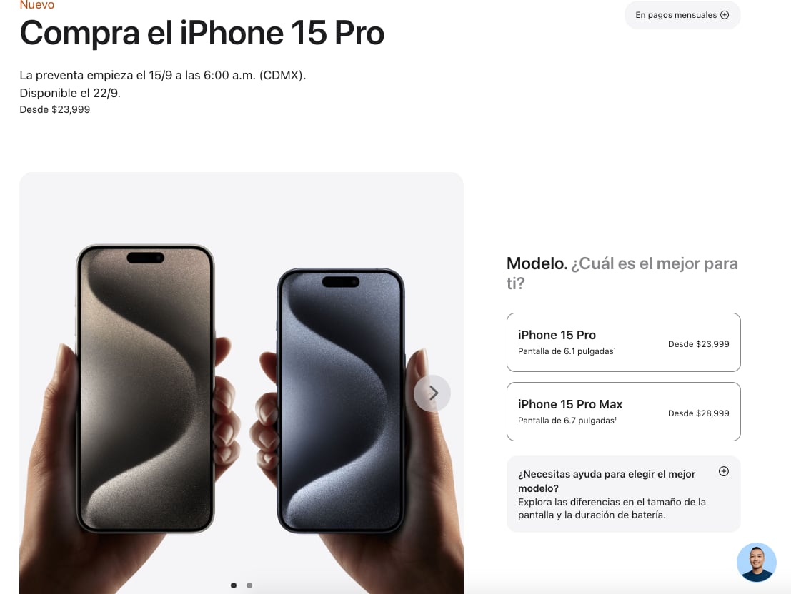 Estos son los precios del iPhone 15 en México