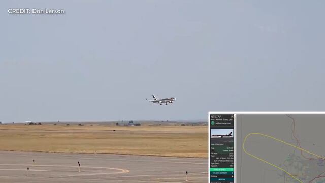 Avión de Trump sufrió una falla