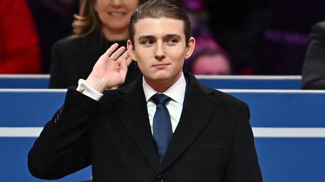 Barron Trump, hijo de Donald Trump.