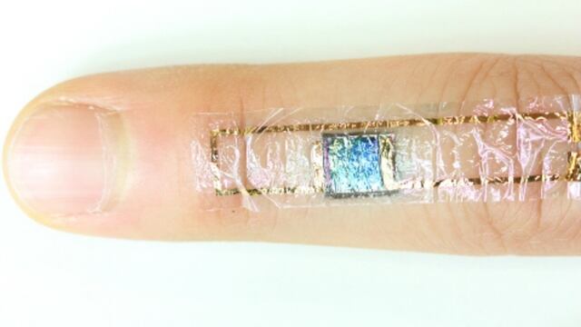 El sensor de rimo cardiaco de RIKEN.