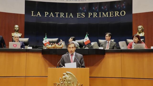 Rogelio Ramírez de la O en la Cámara de Senadores