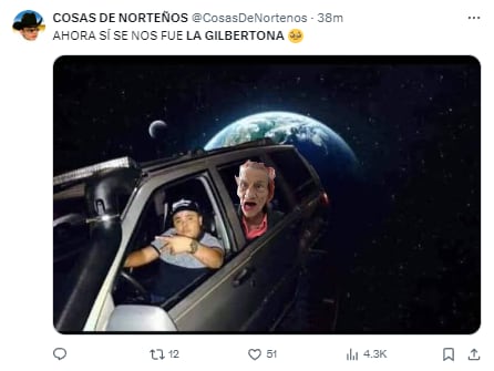 Memes despidiendo a La Gilbertona recordando su peculiar sentido del humor