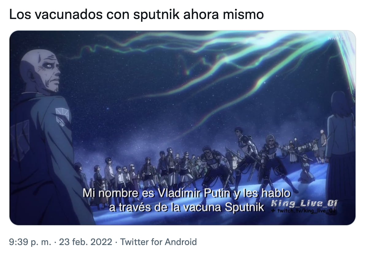 Meme vacuna Sputnik