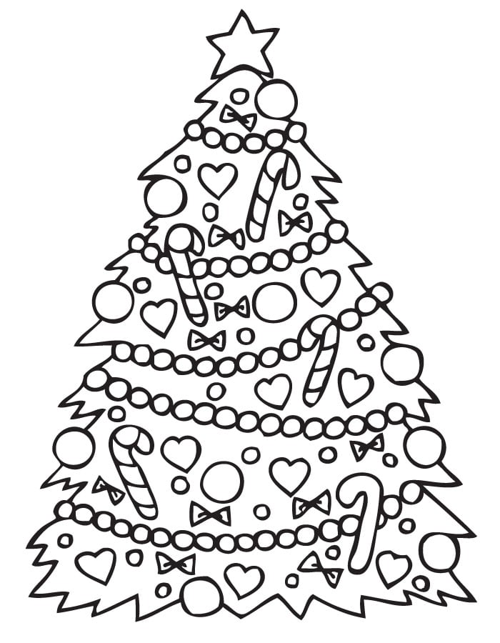Dibujo de Navidad para colorear