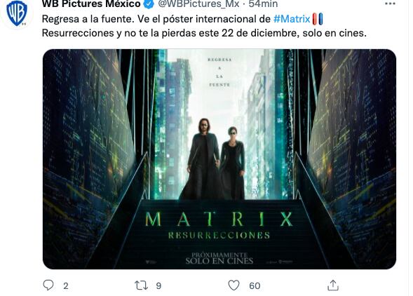 Nuevo promocional de 'Matrix: Resurrecciones'