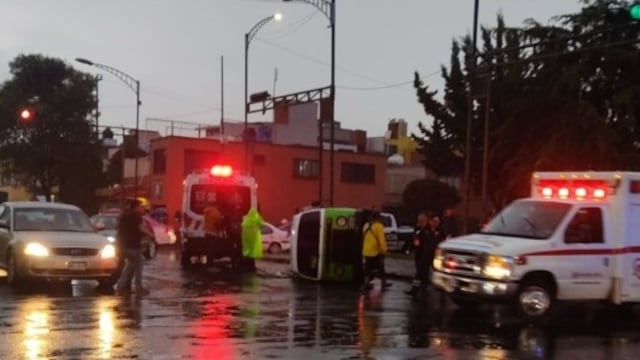 ¿Qué pasó en Iztacalco? Dos unidades chocaron