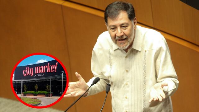 Gerardo Fernández Noroña hace la despensa en el City Market