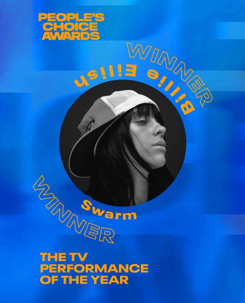 Billie Eilish, ganadora People's Choice Awards 2024