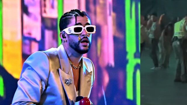 Fan borracho en concierto de Bad Bunny