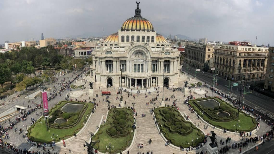 Palacio de Bellas Artes.