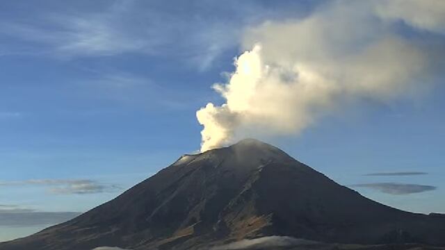 Volcán Popocatépetl el 3 de septiembre