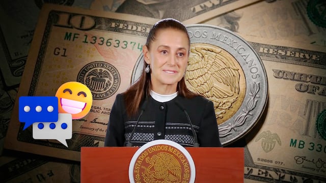 Sheinbaum reacciona al precio del dólar frente al peso